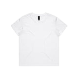 AS Colour Wo's Maple Minus Tee [ - 3\"] 4025 | AS Colour 4025 WHITE XS