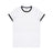AS Colour Wo's Maple Ringer Tee | 4053 | AS Colour 4053 WHITE/BLACK XS