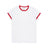 AS Colour Wo's Maple Ringer Tee | 4053 | AS Colour 4053 WHITE/RED XS