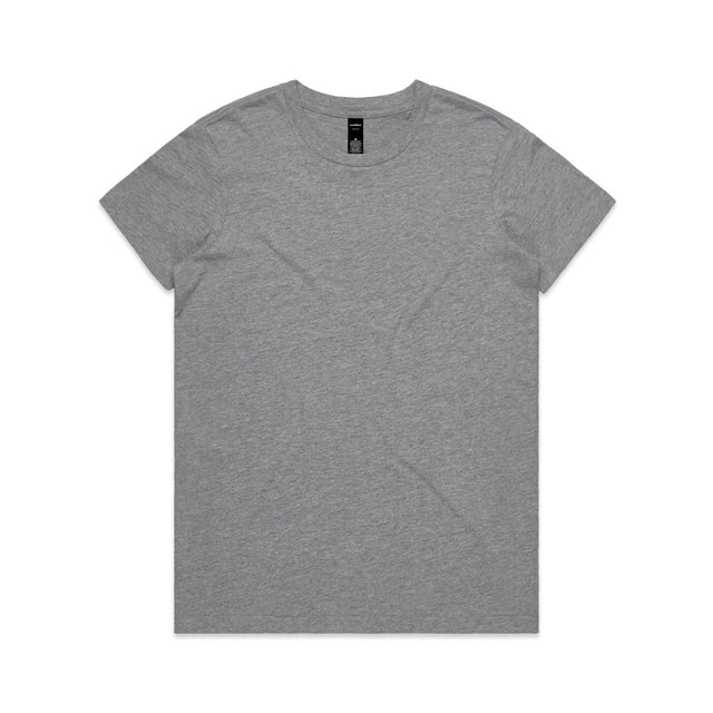 AS Colour Wo's Maple Tee | 4001 | AS Colour 4001 ATHLETIC HEATHER XS
