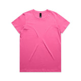 AS Colour Wo's Maple Tee | 4001 | AS Colour 4001 CHARITY PINK XS