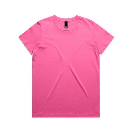 AS Colour Wo's Maple Tee | 4001 | AS Colour 4001 CHARITY PINK XS