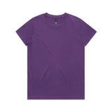 AS Colour Wo's Maple Tee | 4001 | AS Colour 4001 PURPLE XS