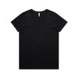 AS Colour Wo's Maple V Neck Tee | 4023 | AS Colour 4023 BLACK XS