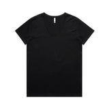 AS Colour Wo's Maple V Neck Tee | 4023 | AS Colour 4023 BLACK XS