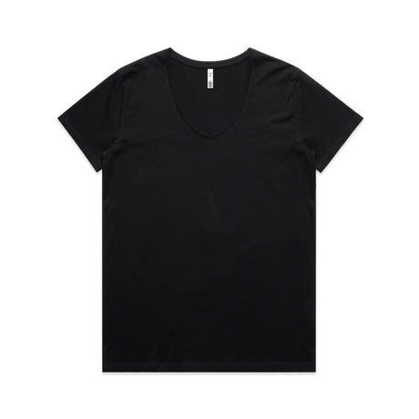 AS Colour Wo's Maple V Neck Tee | 4023 | AS Colour 4023 BLACK XS