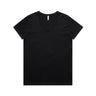 AS Colour Wo's Maple V Neck Tee | 4023 | AS Colour 4023 BLACK XS