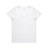 AS Colour Wo's Maple V Neck Tee | 4023 | AS Colour 4023 WHITE XS