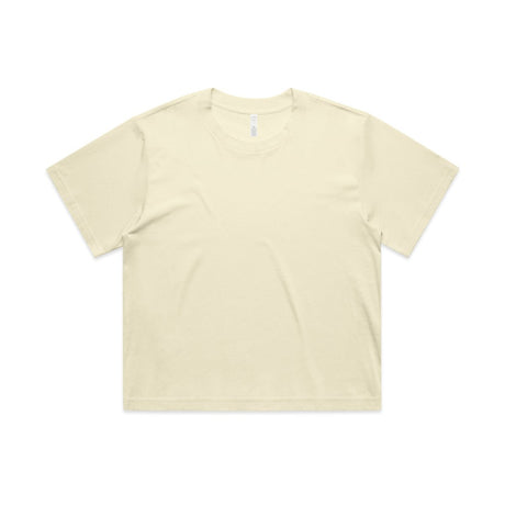 AS Colour Wo's Martina Crop Tee | 4093 | AS Colour 4093 BUTTER XS