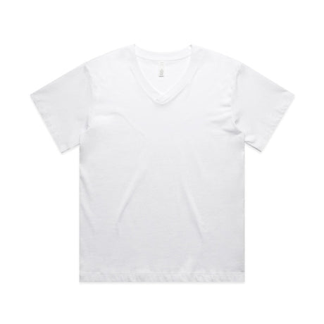 AS Colour Wo's Martina V Neck Tee | 4095 | AS Colour 4095 WHITE XS