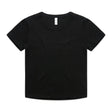 AS Colour Wo's Organic Rib Baby Tee | 4074 | AS Colour 4074 BLACK XS
