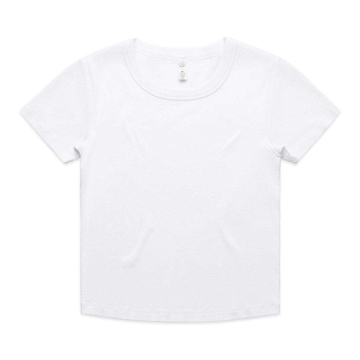 AS Colour Wo's Organic Rib Baby Tee | 4074 | AS Colour 4074 WHITE XS