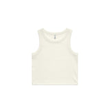 AS Colour Wo's Organic Rib Crop Tank | 4064G | AS Colour 4064G ECRU XS