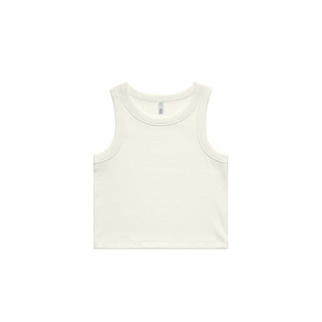 AS Colour Wo's Organic Rib Crop Tank | 4064G | AS Colour 4064G ECRU XS
