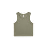 AS Colour Wo's Organic Rib Crop Tank | 4064G | AS Colour 4064G EUCALYPTUS XS
