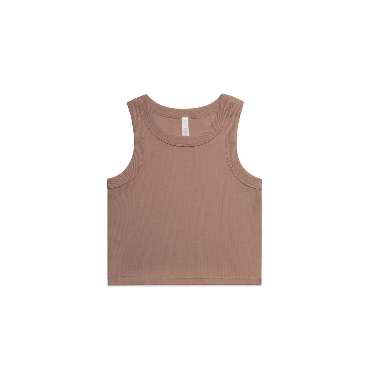 AS Colour Wo's Organic Rib Crop Tank | 4064G | AS Colour 4064G HAZY PINK XS