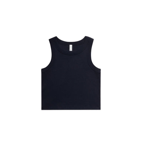 AS Colour Wo's Organic Rib Crop Tank | 4064G | AS Colour 4064G NAVY XS