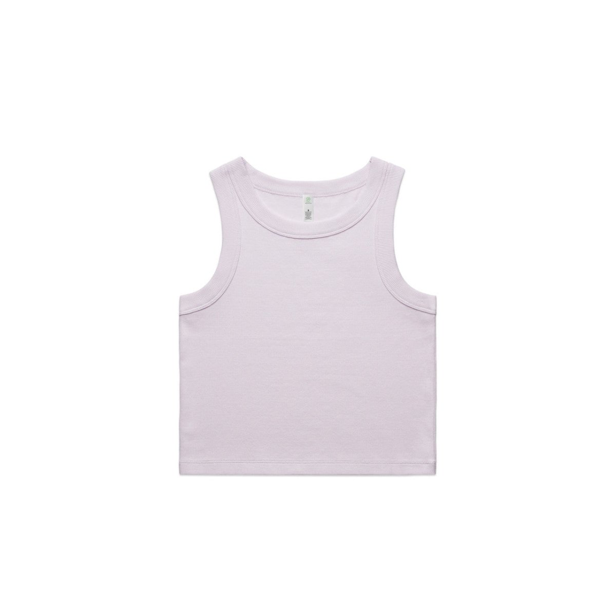AS Colour Wo's Organic Rib Crop Tank | 4064G | AS Colour 4064G ORCHID XS