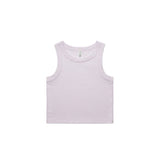 AS Colour Wo's Organic Rib Crop Tank | 4064G | AS Colour 4064G ORCHID XS