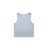 AS Colour Wo's Organic Rib Crop Tank | 4064G | AS Colour 4064G POWDER XS