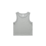 AS Colour Wo's Organic Rib Crop Tank | 4064G | AS Colour 4064G STORM XS