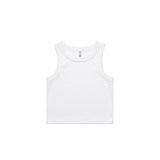 AS Colour Wo's Organic Rib Crop Tank | 4064G | AS Colour 4064G WHITE XS