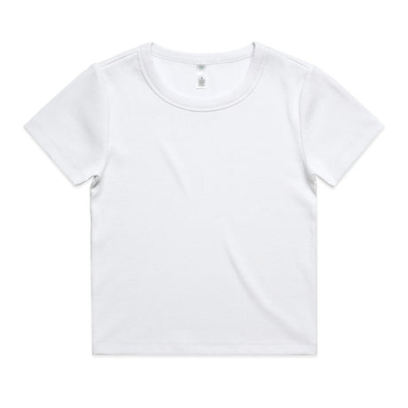 AS Colour Wo's Organic Rib Tee | 4092G | AS Colour 4092G WHITE XS