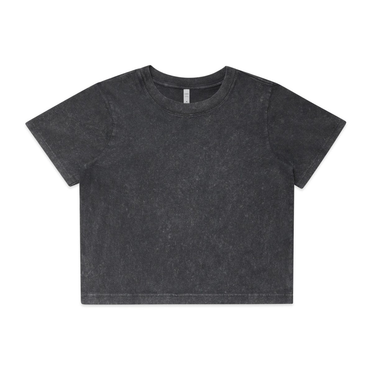 AS Colour Wo's Stone Wash Heavy Crop | 4086 | AS Colour 4086 BLACK STONE XS