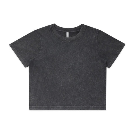 AS Colour Wo's Stone Wash Heavy Crop | 4086 | AS Colour 4086 BLACK STONE XS