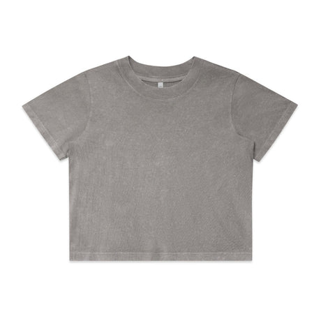 AS Colour Wo's Stone Wash Heavy Crop | 4086 | AS Colour 4086 GREY STONE XS