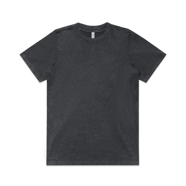 AS Colour Wo's Stone Wash Heavy Tee | 4085 | AS Colour 4085 BLACK STONE XS