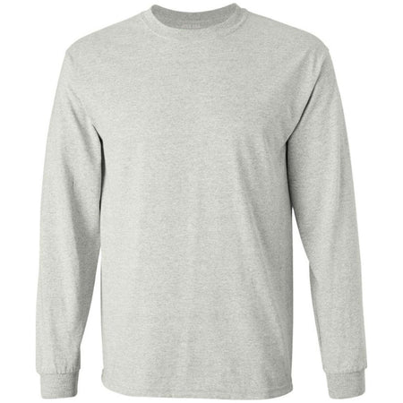 Mens Ultra Cotton 100% Cotton Long Sleeve T-Shirt T-Shirts Joe's USA Ash