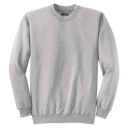 Joe's USA Mens Ultimate Cotton Crewneck Sweatshirt Joe's USA Small Ash