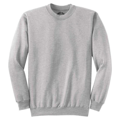 Joe's USA Men's Essential Fleece Crewneck Sweatshirt Joe's USA Small Ash