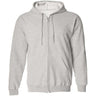 Joe's USA Men's Full Zipper Hoodies - Hooded Sweatshirts in 28 Colors. Sizes S-5XL-Ash Sweatshirts/Fleece Joe's USA Ash S