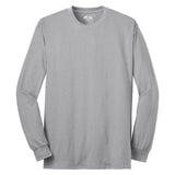 Joe's USA Men's Long Sleeve 50/50 Cotton/Poly T-Shirt-Ash Joe's USA Ash S