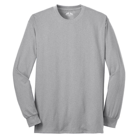 Joe's USA Men's Long Sleeve 50/50 Cotton/Poly T-Shirt-Ash Joe's USA Ash S