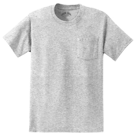 Joe's USA Tall Essential T-Shirt with Pocket T-Shirts Joe's USA Large Tall Ash