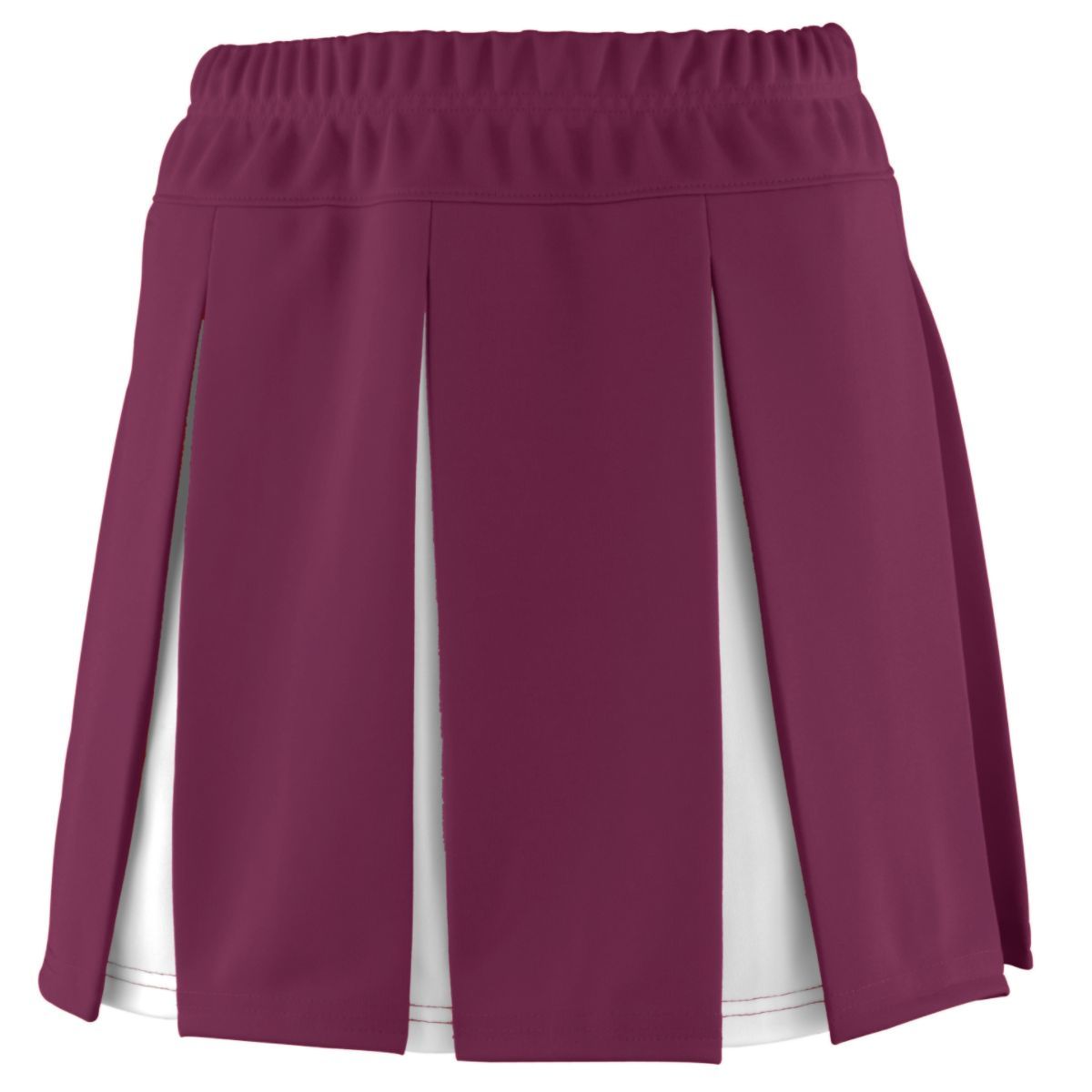 ASI Girls Liberty Skirt - ASI 9116 MAROON/WHITE XXS