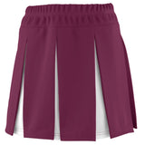 ASI Girls Liberty Skirt - ASI 9116 MAROON/WHITE XXS