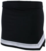 ASI Girls Pike Skirt - ASI 9146 BLACK/WHITE/METALLIC SILVER S