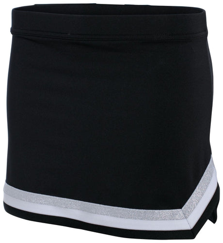 ASI Girls Pike Skirt - ASI 9146 BLACK/WHITE/METALLIC SILVER S