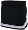 ASI Girls Pike Skirt - ASI 9146 BLACK/WHITE/METALLIC SILVER S