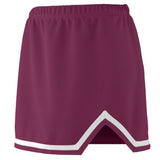 ASI Ladies Energy Skirt - ASI 9125 MAROON/WHITE S
