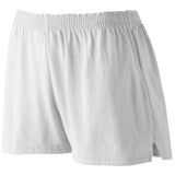 ASI Ladies Junior Fit Jersey Shorts - ASI 987 WHITE S