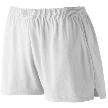 ASI Ladies Junior Fit Jersey Shorts - ASI 987 WHITE S