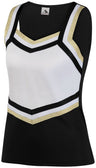 ASI Ladies Pike Shell - ASI 9140 BLACK/WHITE/METALLIC GOLD S