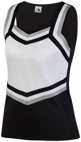 ASI Ladies Pike Shell - ASI 9140 BLACK/WHITE/METALLIC SILVER S