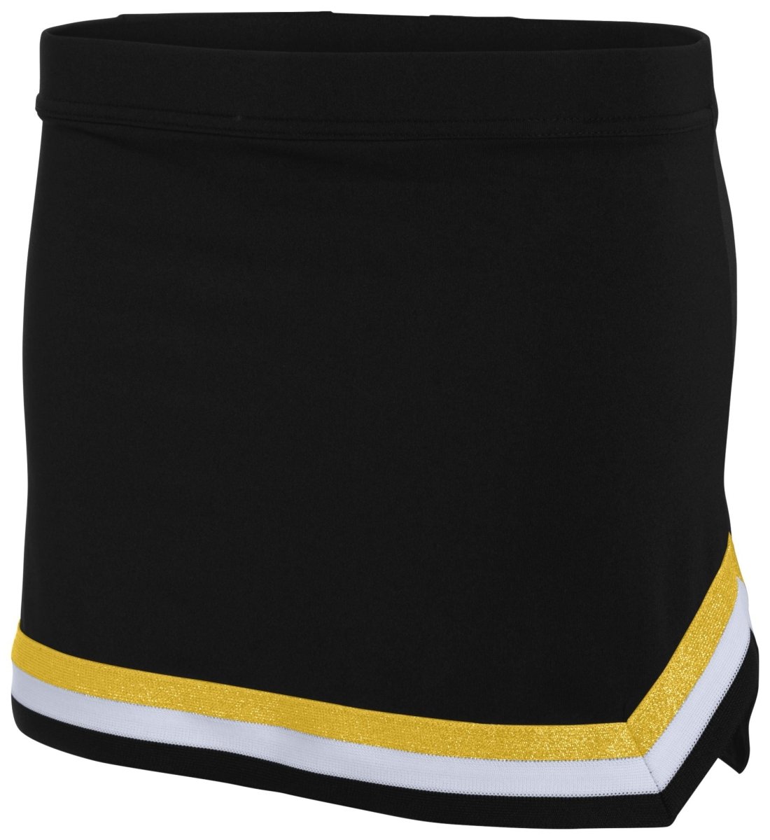 ASI Ladies Pike Skirt - ASI 9145 BLACK/WHITE/METALLIC GOLD S