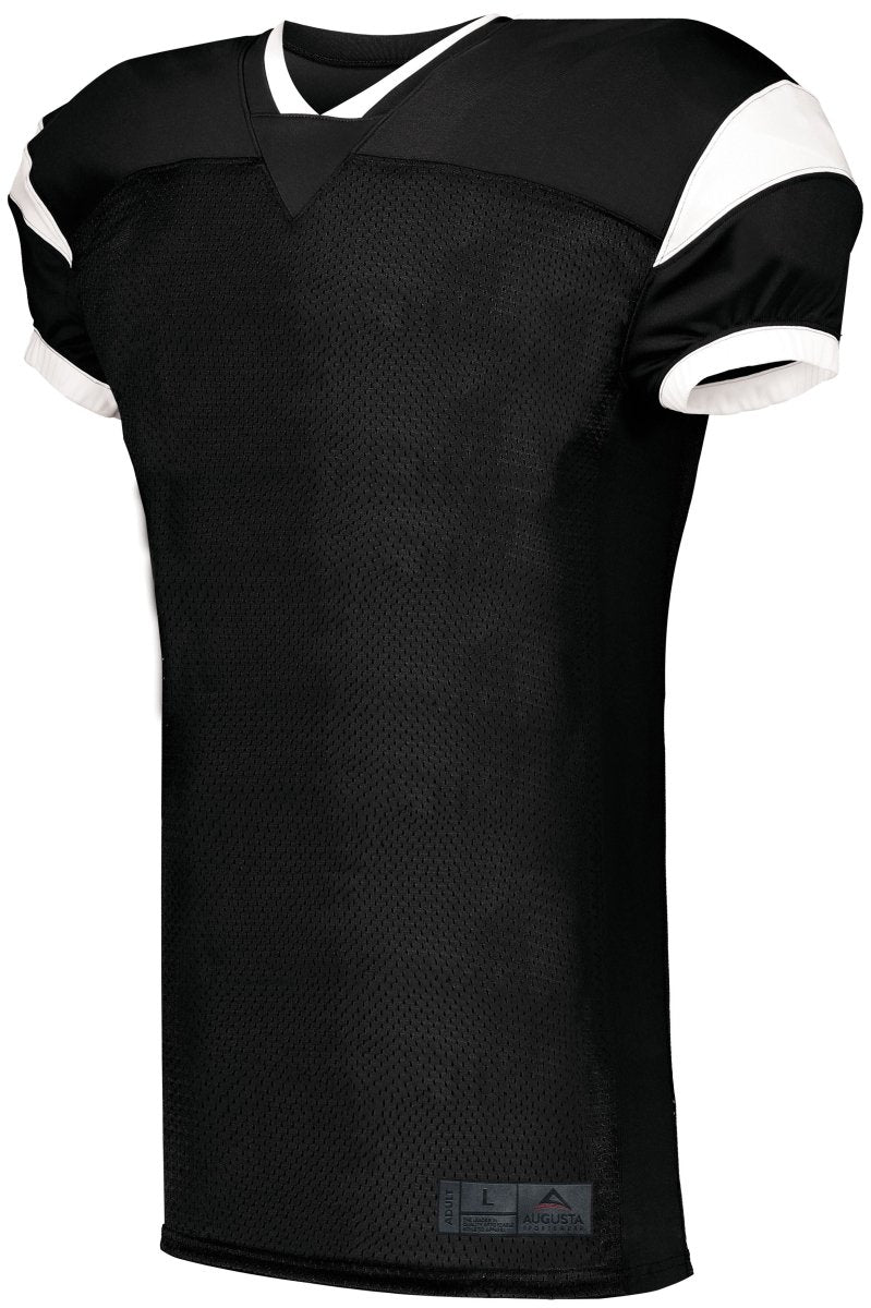 ASI Youth Slant Football Jersey - ASI 9583 BLACK/WHITE S